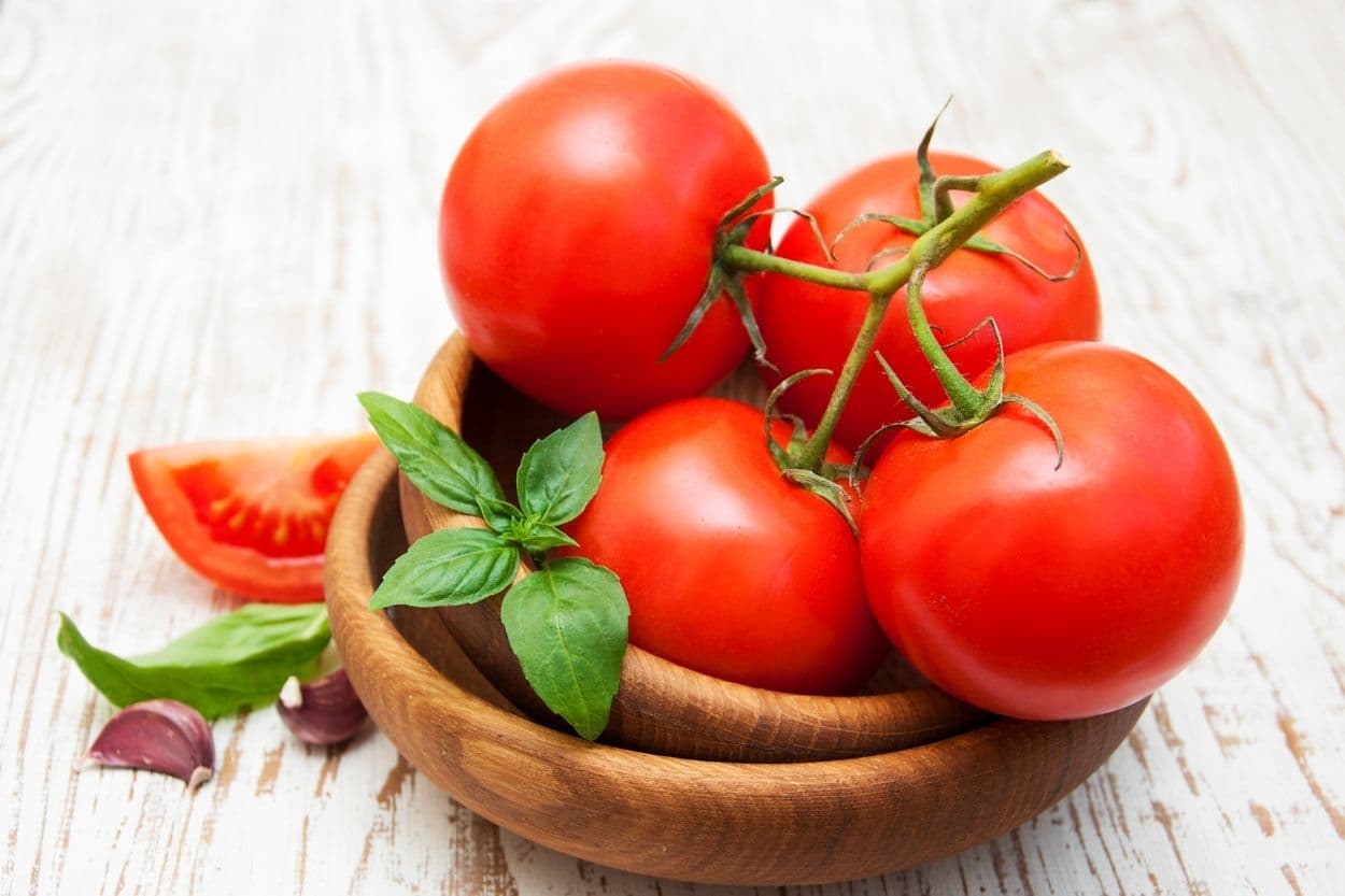 Los tomates son verduras de temporada propias de julio