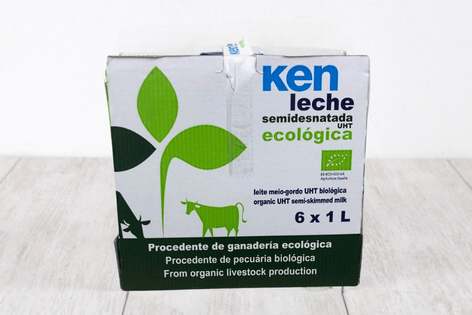 Leche de vaca semidesnatada pack 6x1