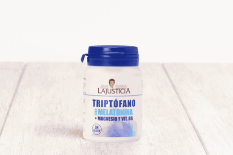 Triptófano magnesio, melatonina, vitamina B6 60 comp