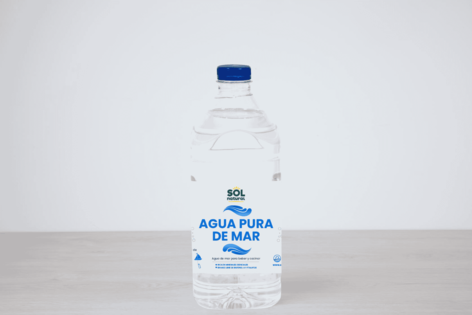 Agua pura de mar