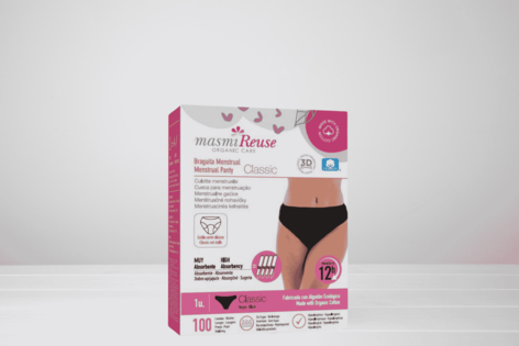 Braguita menstrual talla M