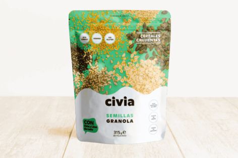 Granola chia y lino