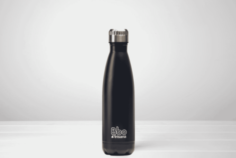 Botella BBO7 negro termo acero