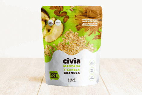 Granola manzana y canela