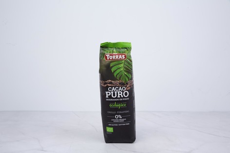 Cacao puro desgrasado en polvo